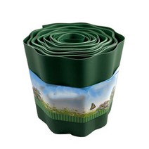 플라스틱 Tuin Gazon Getrimd Hek 잔디 테두리 정원 테두리 플라스틱 잔디 울타리 롤 울타리 지상 야외 DIY 곡선 테두리 20cmx9m, 10x900cm