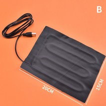 찜질팩 손난로 전기장판 1/2PCS -5V-12V USB Warme 파스타 패드 Snel Verwarming 탄소 섬유 Pad Veilig Warmer Pads, [02] as pic