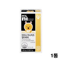 마이니 지니키즈 키즈 멀티비타민 미네랄 초등학생 종합비타민 아연 철분 셀레늄 망간 유산균 종합영양제 어린이영양제 카카오프렌즈 건강기능식품, 1병, 1500미리그램