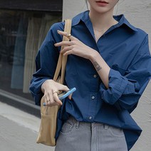 순이들 여성 기본 4색 카라 블라우스 셔츠