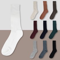 시너싹스 남성용 프리미엄 찐 골지 장목 양말 6켤레