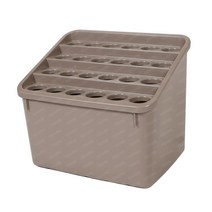 지오리빙 대형 우산꽂이 24구 27구 우산보관함 정리함 우산통 업소용 식당 음식점 카페, 브라운