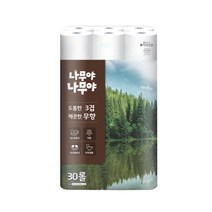 나무야나무야 도톰한3겹 깨끗한무향 27m 30롤 1팩
