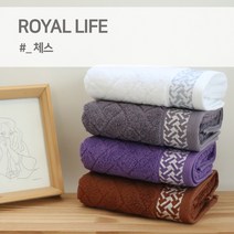 경동타월 30수 체스 타월 180g / 10매세트, 백색 10매