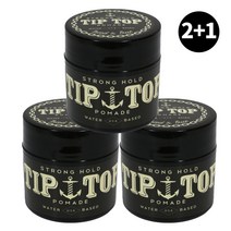 TIP TOP 팁탑 스트롱홀드 포마드 헤어왁스, 4.25oz(120g) x 3개