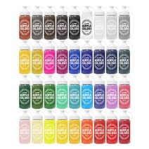 [홈앤스쿨] 종이나라 아크릴 물감 220ml 낱색 금색 은색 대용량, 올리브그린
