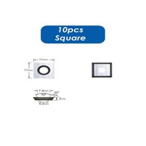선반 터닝툴 TASP 카바이드 인서트 커터 목재 터닝 도구 목공 공구용 라운드 스퀘어 다이아몬드 교체 밀링 나이프 10 개, b.square, B.Square