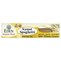 Eden Foods 고단백 카무트 스파게티 340g 2팩 - 다이어트 통곡물 파스타