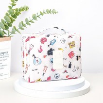 메이크업박스 미니 화장품파우치 미니화장품파우치 화장품미니파우치새로운 휴대용 대용량 다중 구획 화장