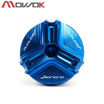 베넬리 502c m201.5 오토바이 cnc 엔진 오일 필러 플러그 high qualit for benelli trk 502 leoncino 500 200 bj250 호환, 푸른 사자