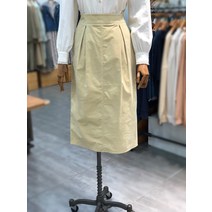 써스데이아일랜드 골지핀턱 스커트 t226msk135