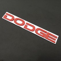 카라반 Dodge Durango Journey charger용 자동차 합금 레터 배지 프론트 후드 커버 스티커 Jcuv Caliber C, 02 빨간