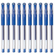 유니볼 시그노 DX 캡식 UM-151 0.38 10개 겔잉크 볼펜, UM_151 0.38_청10