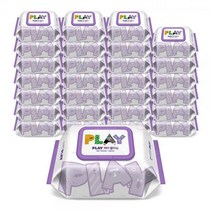 한예지 PLAY 레이 물티슈 캡형 30매 28팩