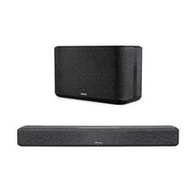 데논 HOME 550 + HOME 350 무선 오디오 사운드바 시스템, 화이트