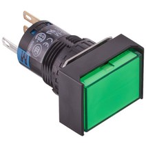 IDEC(아이덱) 조광 푸시 버튼 스위치 A6 시리즈 φ16 장각형 순간형 AL6H-M14G