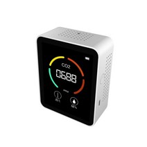 CO2 센서 MEDIDOR CO2 미터 대기 질 모니터 분석기 가스 이산화탄소 검출기 C02 미터 모니터 테스터, CHINA|White