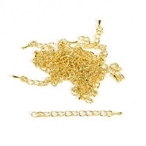 20pcs 팔찌 목걸이 확장 체인 물방울 랍스터 걸쇠가있는 매력 톤 테일 체인 diy 보석 만들기 용품