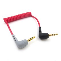 Rode SC7 케이블 용 TRRS 패치 3.5mm 교체 VIDEOMIC GO Video Micro-type Mics SC2, 한개옵션0