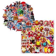 고품질 노트북 캐리어 캠핑 감성 데코 스티커, 세트9. 마블50매 + 아이언맨52매 총 102매