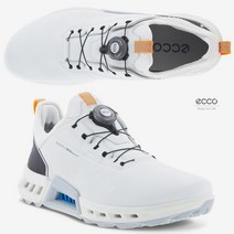 에코 골프 BIOM C4 풀그레인 레더 보아 남성 골프화 WT