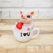 BnH 컵 돼지소품 장식소품 인테리어소품 DM_7756, 단품