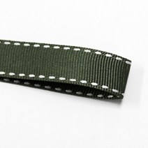 선물포장리본 꽃포장리본 골지 스티치 리본 (폭 5mm 길이90m)(폭 10mm/15mm 길이 45m), 33(카키)