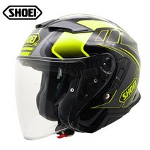 SHOEI 쇼에이 하프 헬멧 J-CRUISE 2 3/4 더블 렌즈 오토바이 승마 헬멧 배달 스쿠터 바이크 라이딩, F