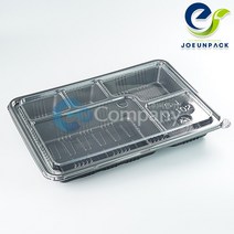 일회용 돈가스용기 5칸도시락 SJ-001 신형 박스200개세트