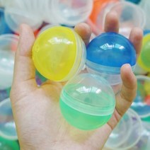 뽑기 통 추첨볼 캡슐 타임 빈 원형 둥근 랜덤 부활절 생일 홈파티 소품 선물 초등, 2-뽑기통45mm-랜덤25p