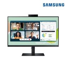 삼성전자 24인치 피봇 세로 평면 LED 사무용 컴퓨터 모니터 S4 S24A400 75Hz 3면 베젤리스 웹캠내장 안면인식솔루션 대리점정품 오늘출발 LS24A400VEKXKR, 삼성 S24A400 (LS24A400VEKXKR)