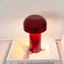 휴대용 무선 LED 머쉬룸 조명 자석내장 버섯 인테리어 스탠드 터치 무드등 수유등, 단품