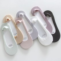 은창]골지 컬러풀 미끄럼 방지 단색 양말 7색 양말 여름 덧신 사은품 선물 여성 여자 페이크삭스 신발 구두