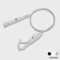 다거러 액자걸이 천장레일용-사각고리 원터치, 원터치 실버 소 x 1개