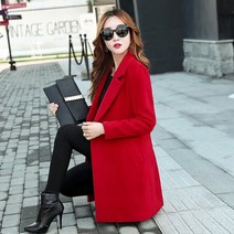 WCT0006봄가을여성 정장코트 모직코트 반코트여성자켓