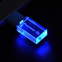 새로운 usb 플래시 드라이브 고속 쓰기 읽기 메모리 스틱 다채로운 led 라이트 파이오니아 dj 프리미엄 pendrive 32gb 64gb 128gb, 04 Blue LED_05 64GB