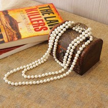 꽃소담 Pearl necklace ZYZC10938 작은 좋은 홈 복고풍 중국 스타일 cheongsam 목걸이 중국 의류 모조 진주 긴 체인 스웨터 체인 긴 목걸이 멀티 서클