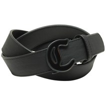 캘러웨이 여성 골프 벨트 허리띠 세레이션 버클 로고, BK