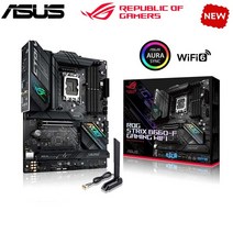 b660m박격포ddr5 b660m ddr5 asus rog strix b660-f 게임용 wifi lga 1700 ddr5 마더 보드 b660 용 새 b660f cpu i5, 없음