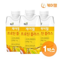 케어웰 프로틴 플러스 (200ml x 18팩) 환자식 균형영양식 식사대용, 상세페이지 참조, 상세페이지 참조