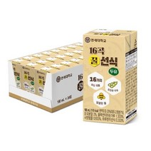 연세우유 16곡 꿀선식 두유, 190ml, 10개