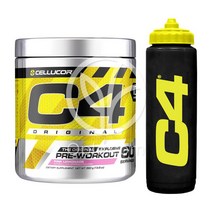 Cellucor 보틀 증정 C4 부스터 오리지널 헬스 프리워크아웃 핑크레몬에이드 60 서빙 390 g, 60서빙, 1개