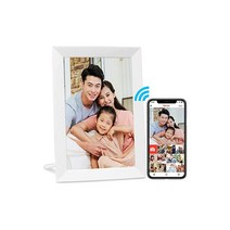 AEEZO 디지털 포토프레임 WiFi 지원 10.1인치 16GB 내장 1280*800해상도 터치 패널 IPS 광시야각 사진 동영상 USB 메모리 벽에 부착 가능 커렌더 알람 기능