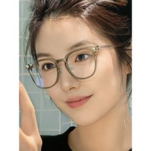 블루라이트차단안경 자외선차단 블루라이트안경 예쁜사각테 둥근테 금테 뿔테 안경테