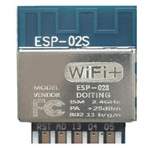 와이파이 모듈 ESP-02S TYWE2S 직렬 황금 손가락 패키지 무선 전송 호환, [01] Blue, 01 Blue
