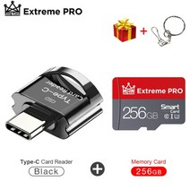 아이폰SD카드리더기 스마트폰 OTG 데이터 전송 USB 3.0 고속 카드 micro-usbtype-c 메모리 카드 8-256gb tf micro-sd otg 전화 어댑터 6, 256GB