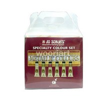 조소냐 아크릴과슈물감 메탈릭 6색세트 (20ml)