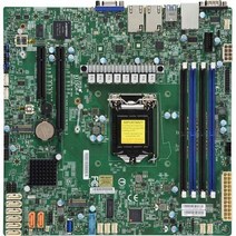 Supermicro MBD-X11SCH-F-O Micro ATX Server Motherboard, 1