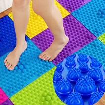 지압발판1+1 지압매트 발바닥 마사지 발지압판, 본상품선택, 지압발판 퍼플_지압발판 핑크