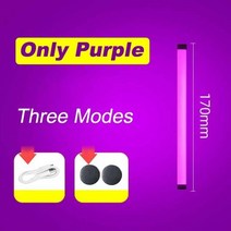 휴대용 색도계 고정밀 색차 비교 색차계 측색기 측정기 휴대용 필 라이트 다채로운 핸드 헬드 led 램프 rgb 라이트 스틱 지팡이 플래시 스피드 라이트 사진 조명 비디오 사진, 그냥 보라색